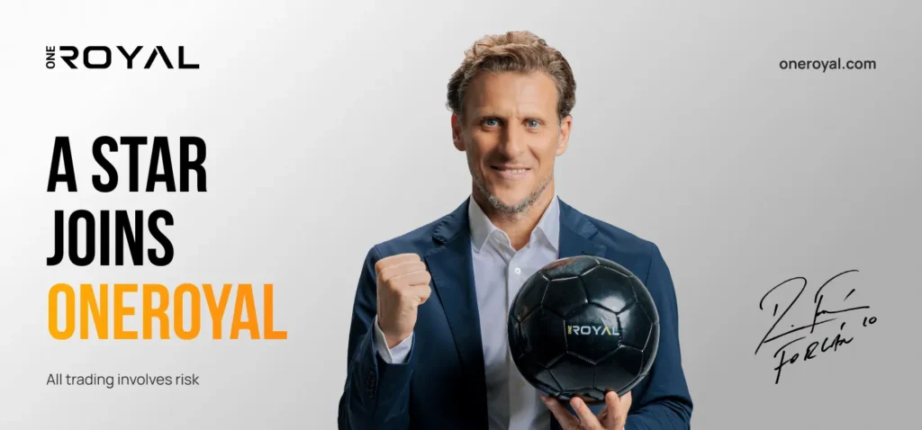 OneRoyal Partners with Football Legend Diego Forlán as Brand Ambassador