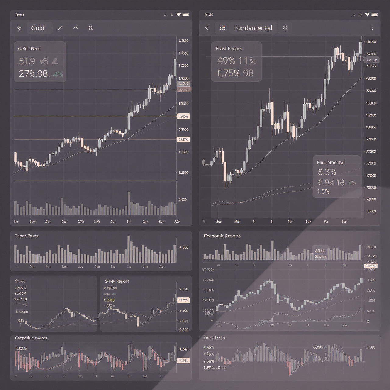 Dual Perspective Market Analysis: The Interplay of Fundamentals and Technicals in Gold, USD, and Equity Markets