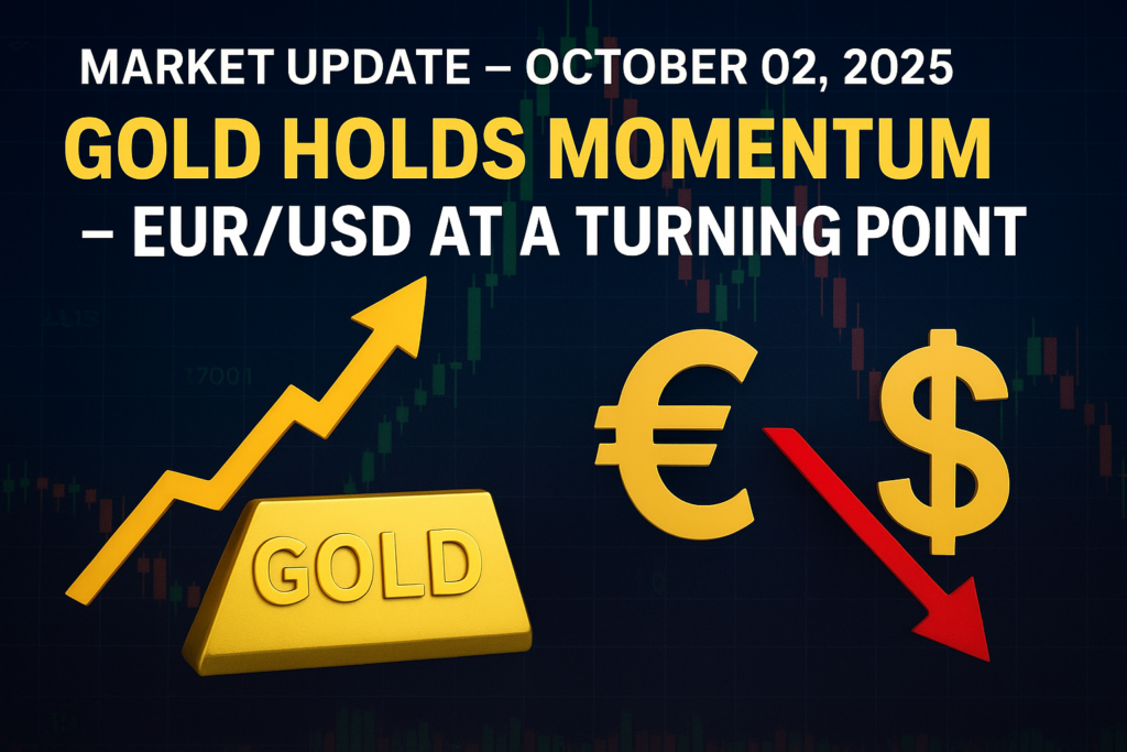 Gold Holds Momentum – EUR/USD at a Turning Point