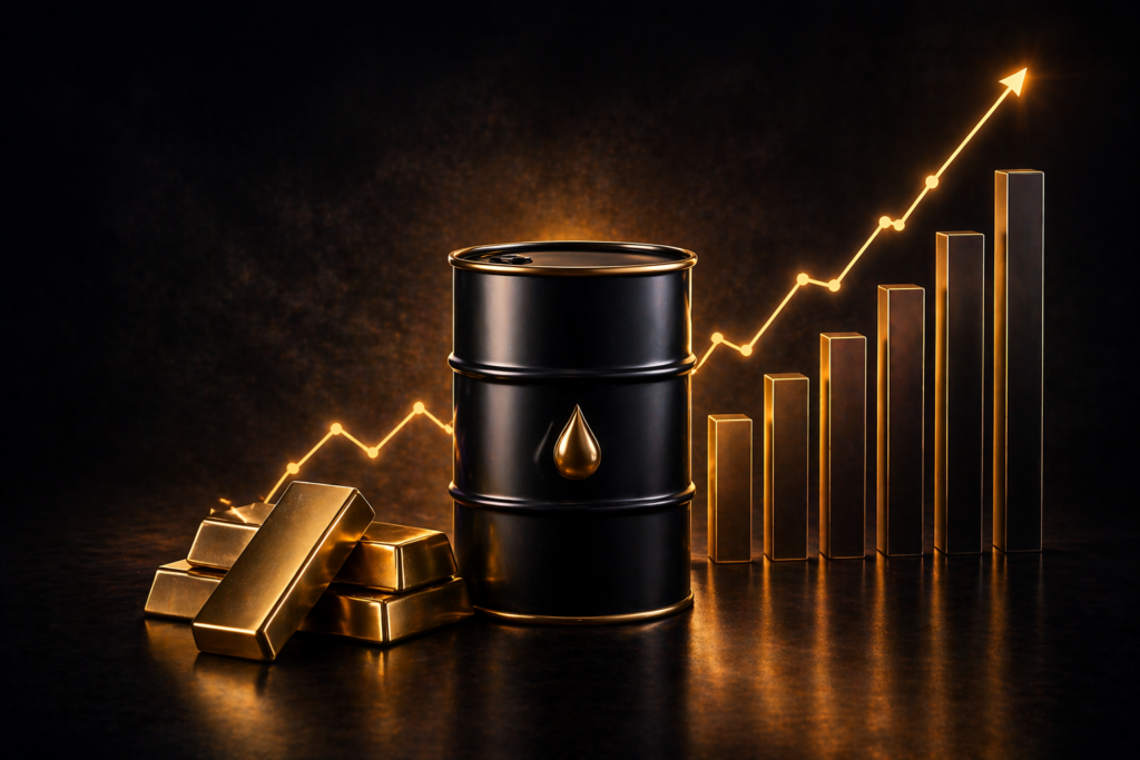 oil and gold rally in global markets